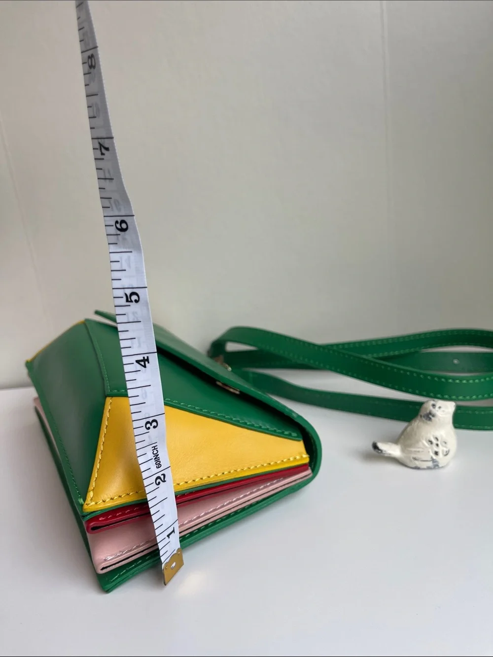 ISADORA Italian Genuine Leather 3D Clutch Crossbody